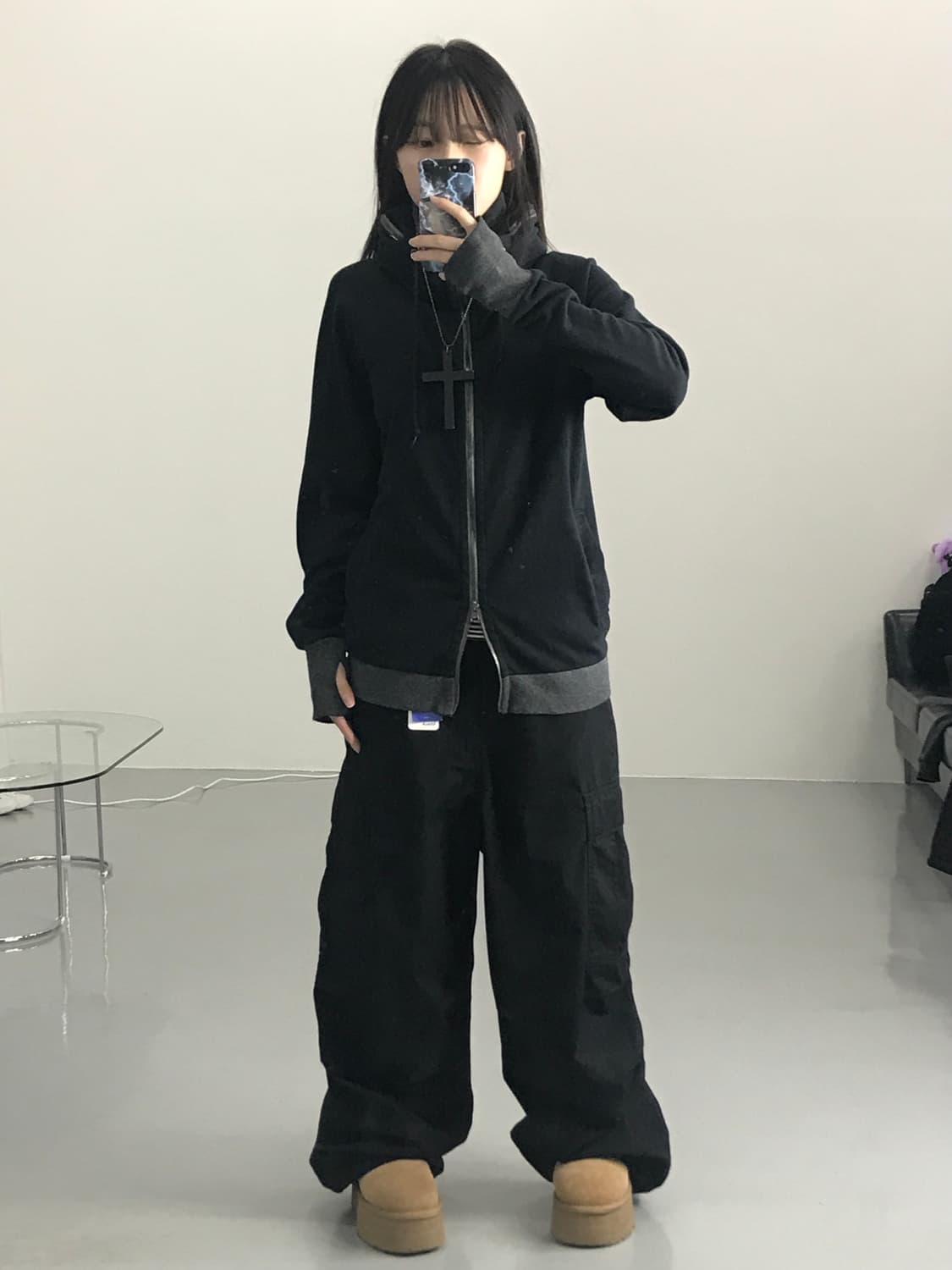 정글스톰 하이넥 집업 상품이미지2