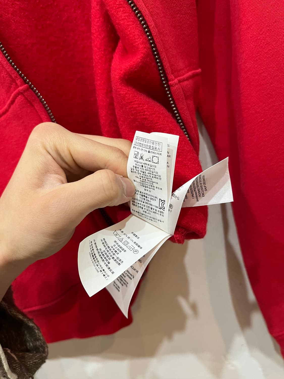 폴로랄프로렌 기모 후드집업  상품이미지5