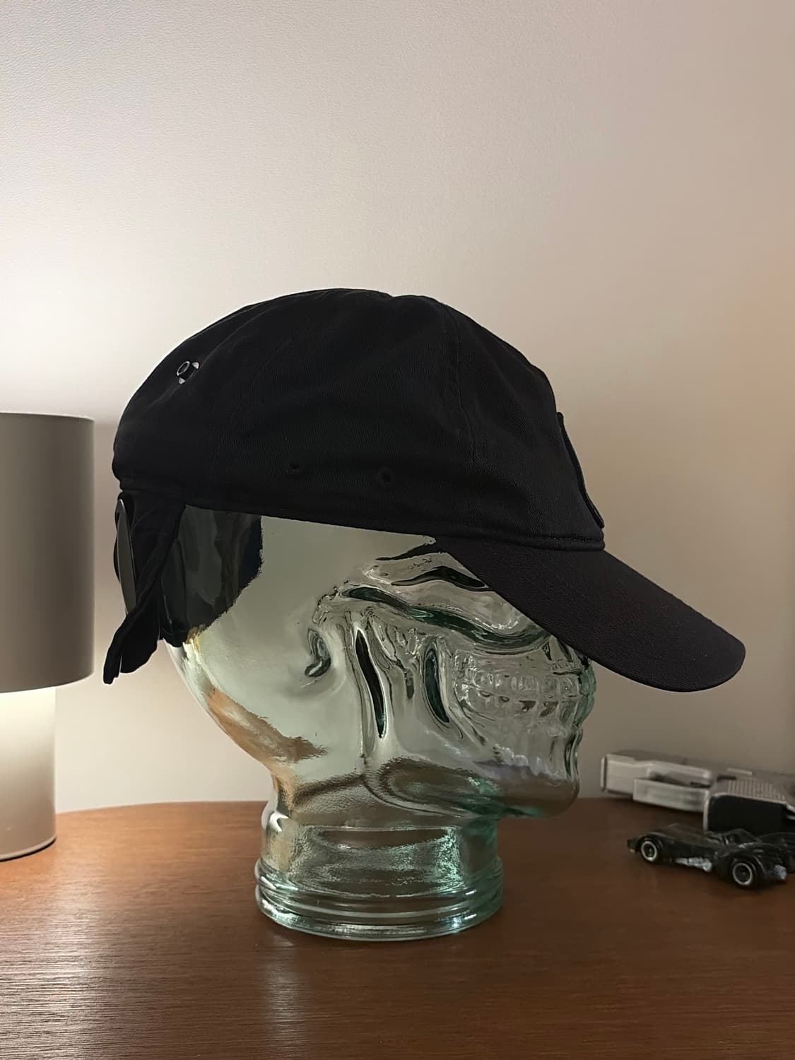 18ss 올드 CP 컴퍼니 고글캡 패치 블랙 볼캡 L (58) 상품이미지4