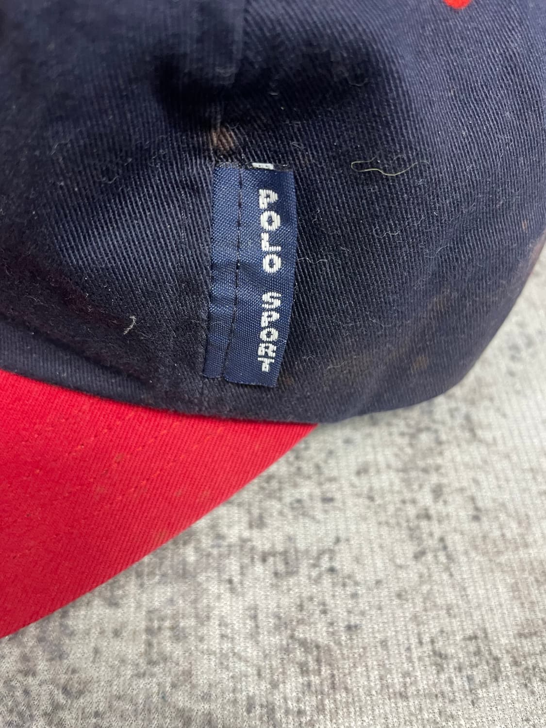 90s POLO SPORT marine cap 상품이미지3