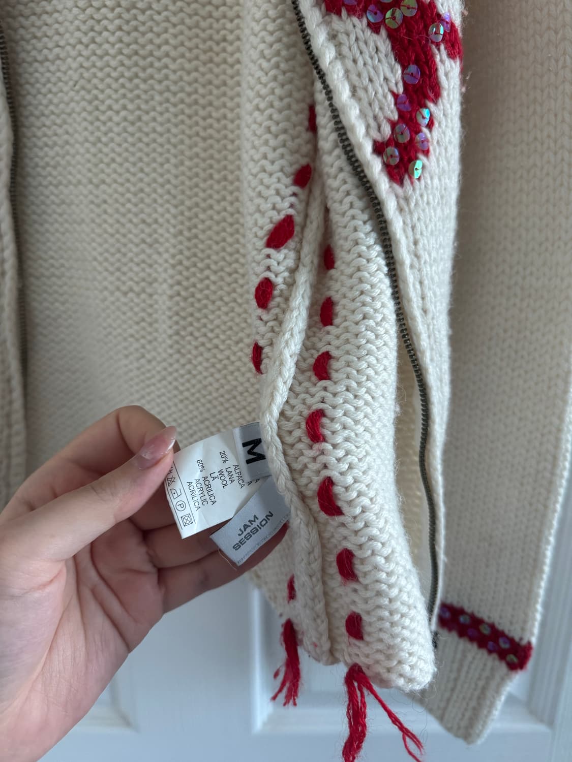 vtg guru knit zip-up 상품이미지5