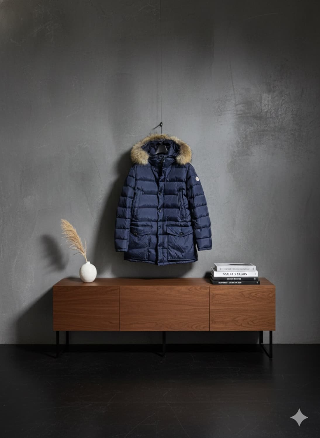 따뜻한 남성 패딩 네이비 95~100 상품이미지1