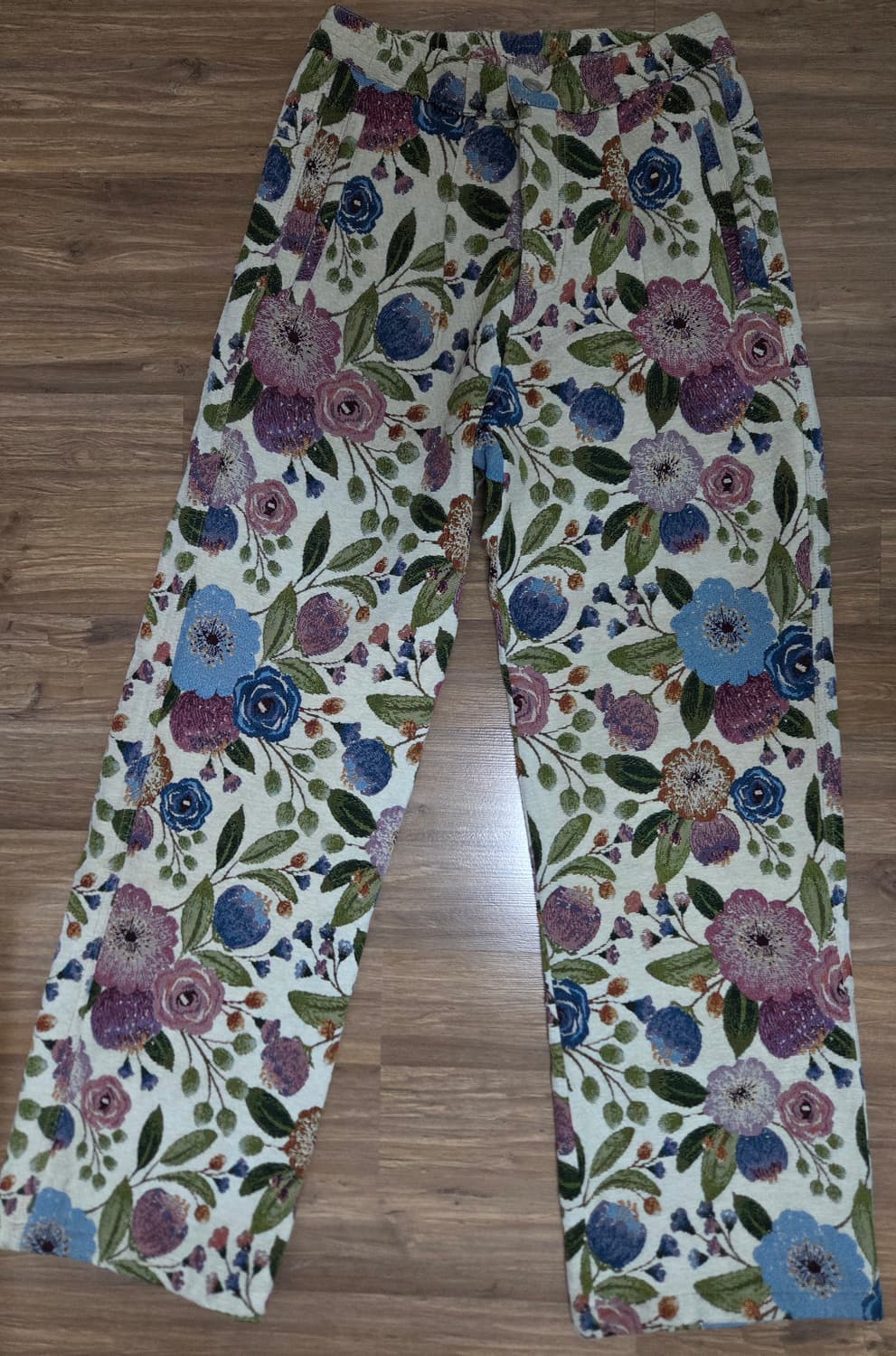 앤더슨벨 플라워패턴 자카드 팬츠 상품이미지1