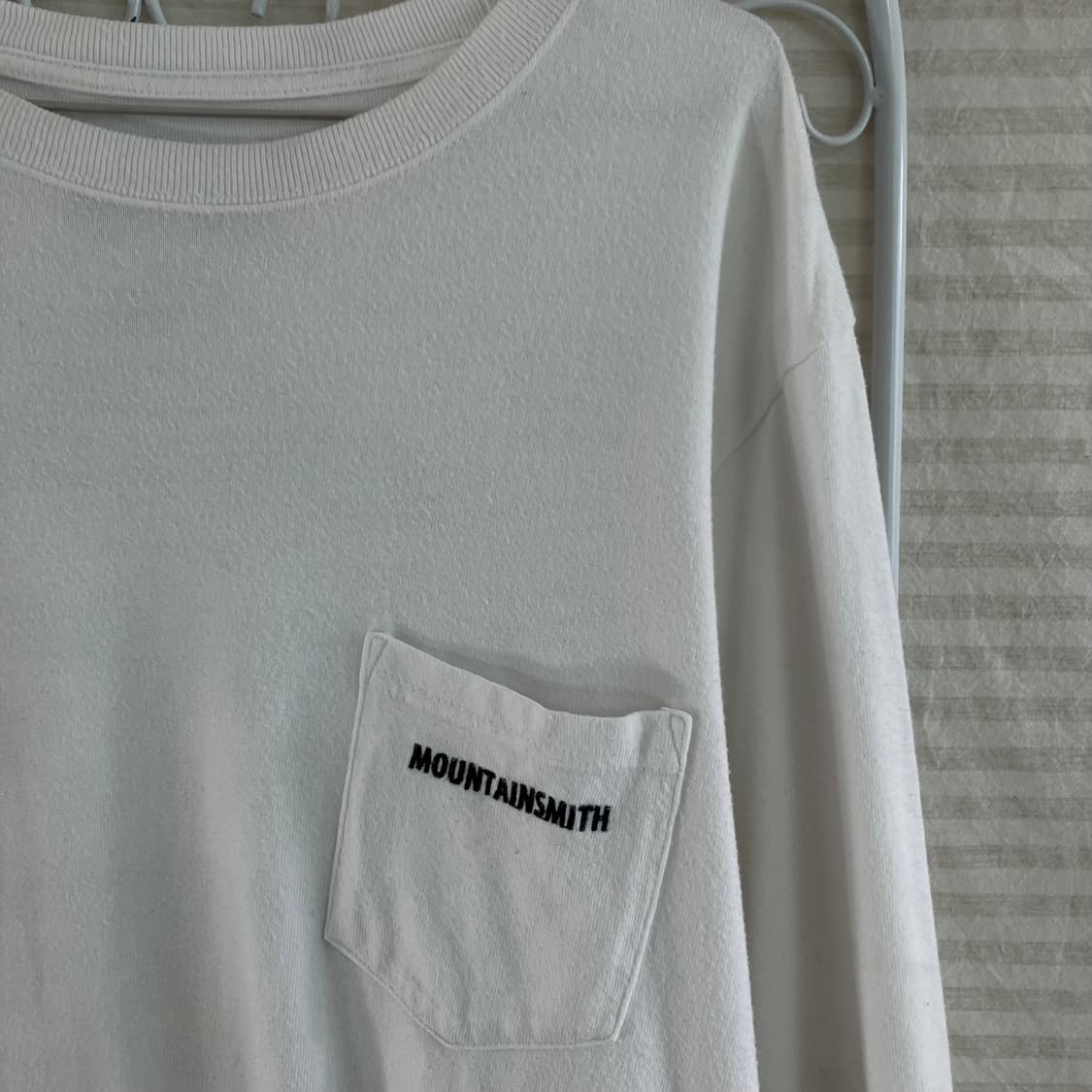 빈티지 화이트 포켓 스트릿 프린팅 긴팔 974 y2k 스트릿 갸루 펑키  상품이미지3