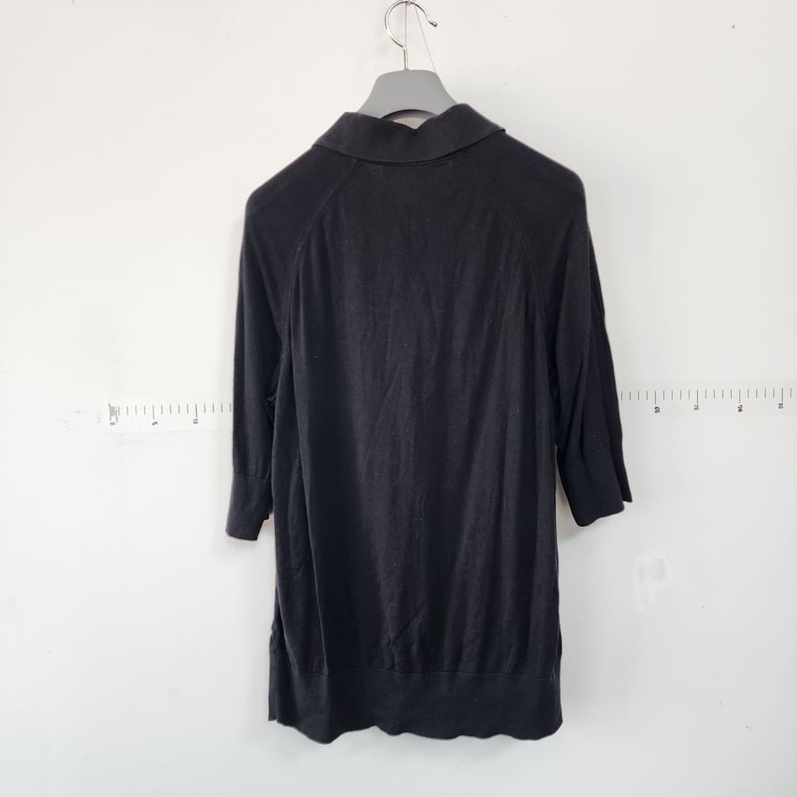 COS 코스 블랙 하프넥 지퍼 니트 상품이미지4