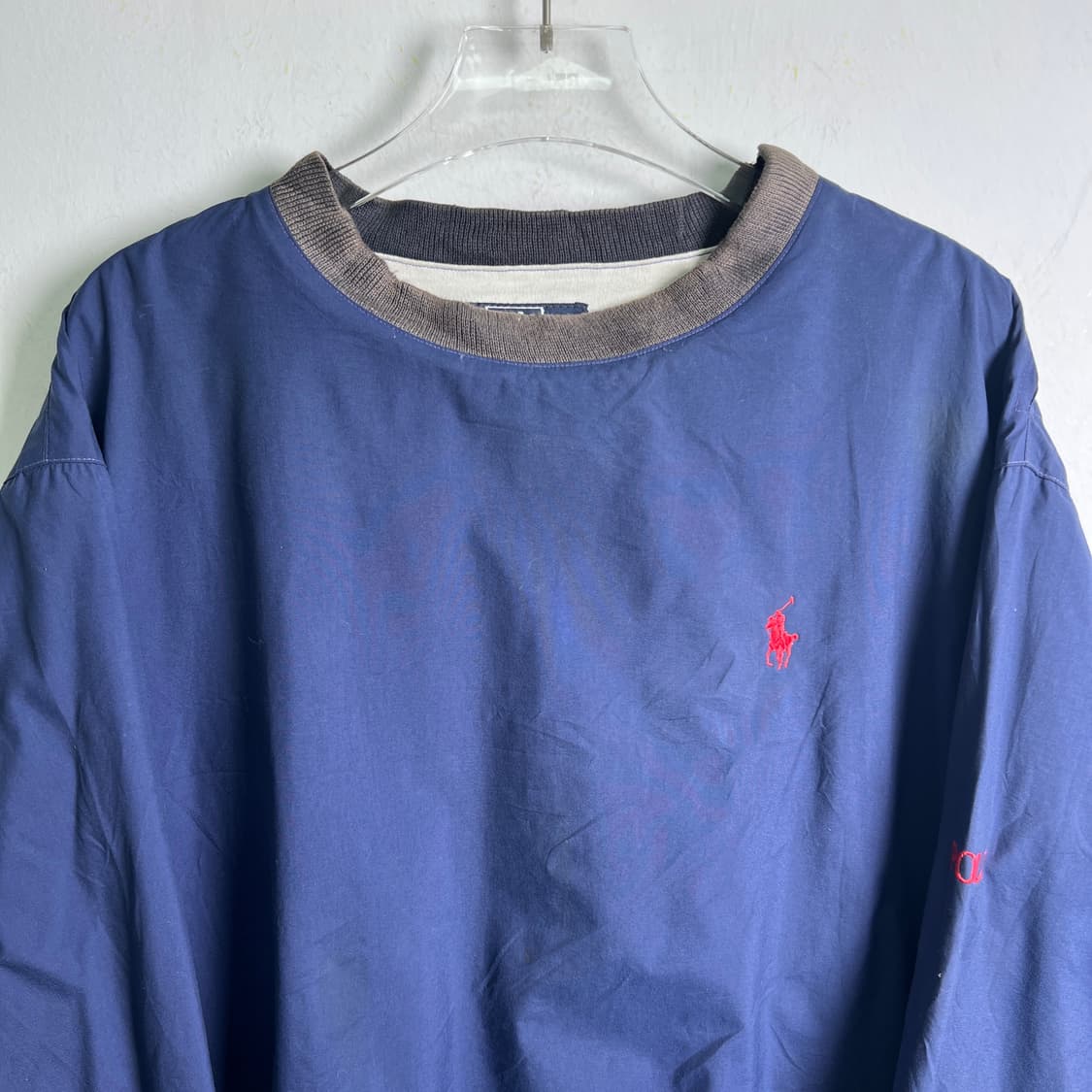 폴로 랄프로렌 나일론 웜업 숄더 지퍼 풀오버 L 상품이미지4