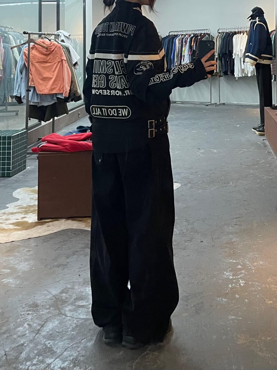 클레이 스미스 블랙 레이싱 자켓 H2274 상품이미지2