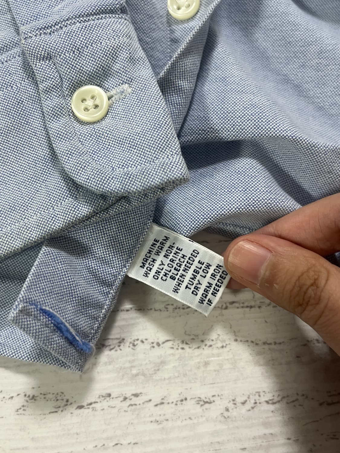 폴로 랄프로렌 셔츠 블루 포니 자수 상품이미지6