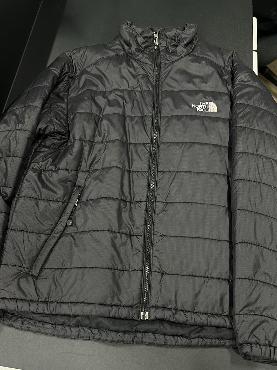 노스페이스 블랙 퀄팅 패디드 자켓  상품이미지3