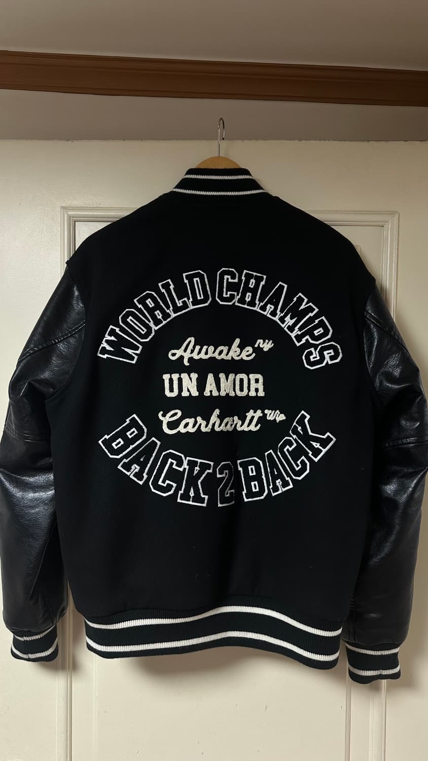 Carhartt WIP X Awake NY 바시티 자켓 상품이미지1