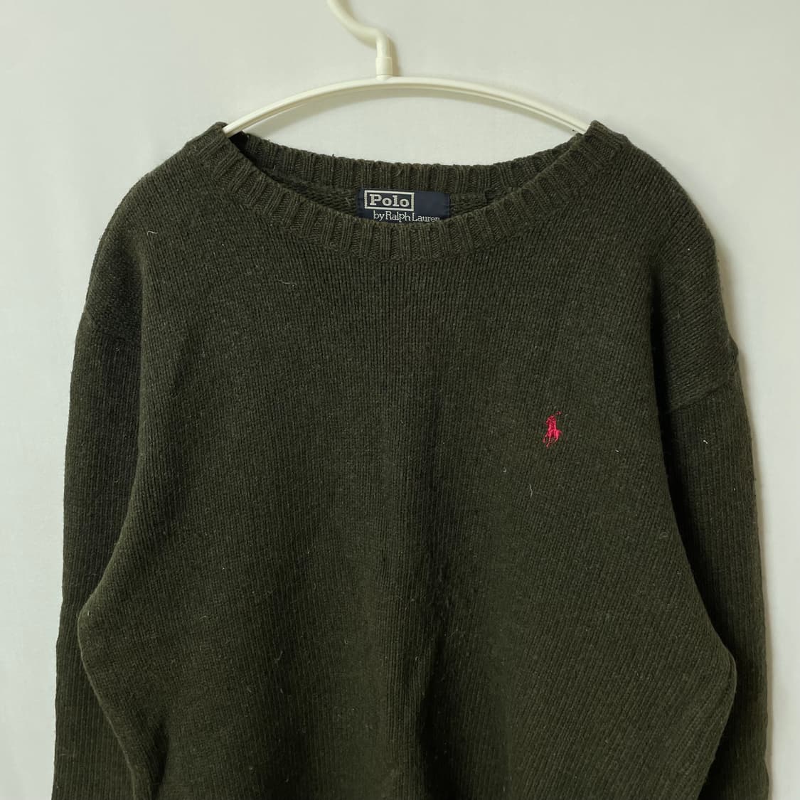 [ L ] 폴로 랄프로렌 여성 울 라운드 니트 상품이미지2