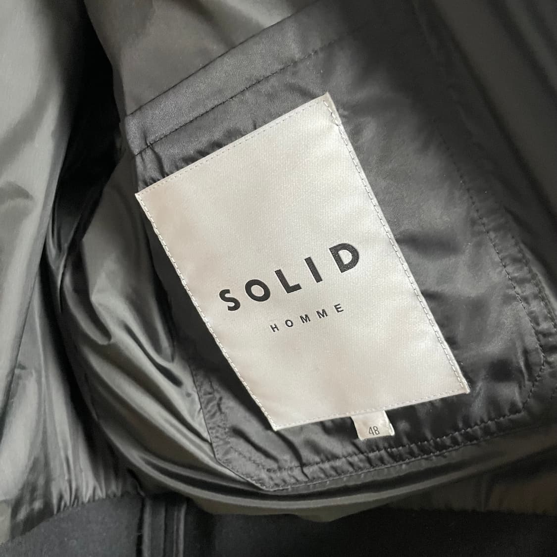 [48]솔리드옴므 레이어드 마원 봄버 상품이미지4