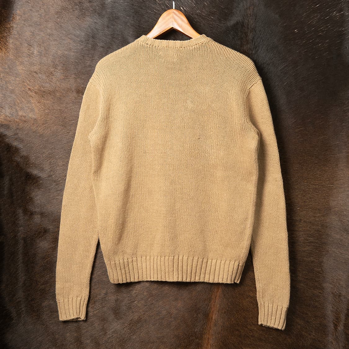 [M] 00s 폴로 랄프로렌 코튼 리넨 브이넥 니트 두산폴로  상품이미지3