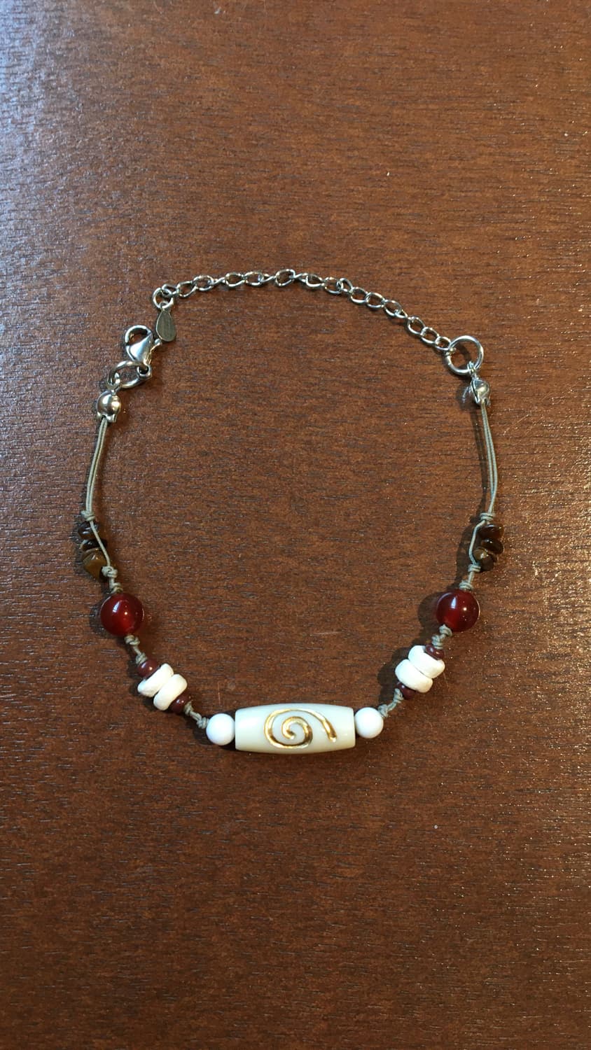 원석 비즈 끈팔찌 상품이미지1