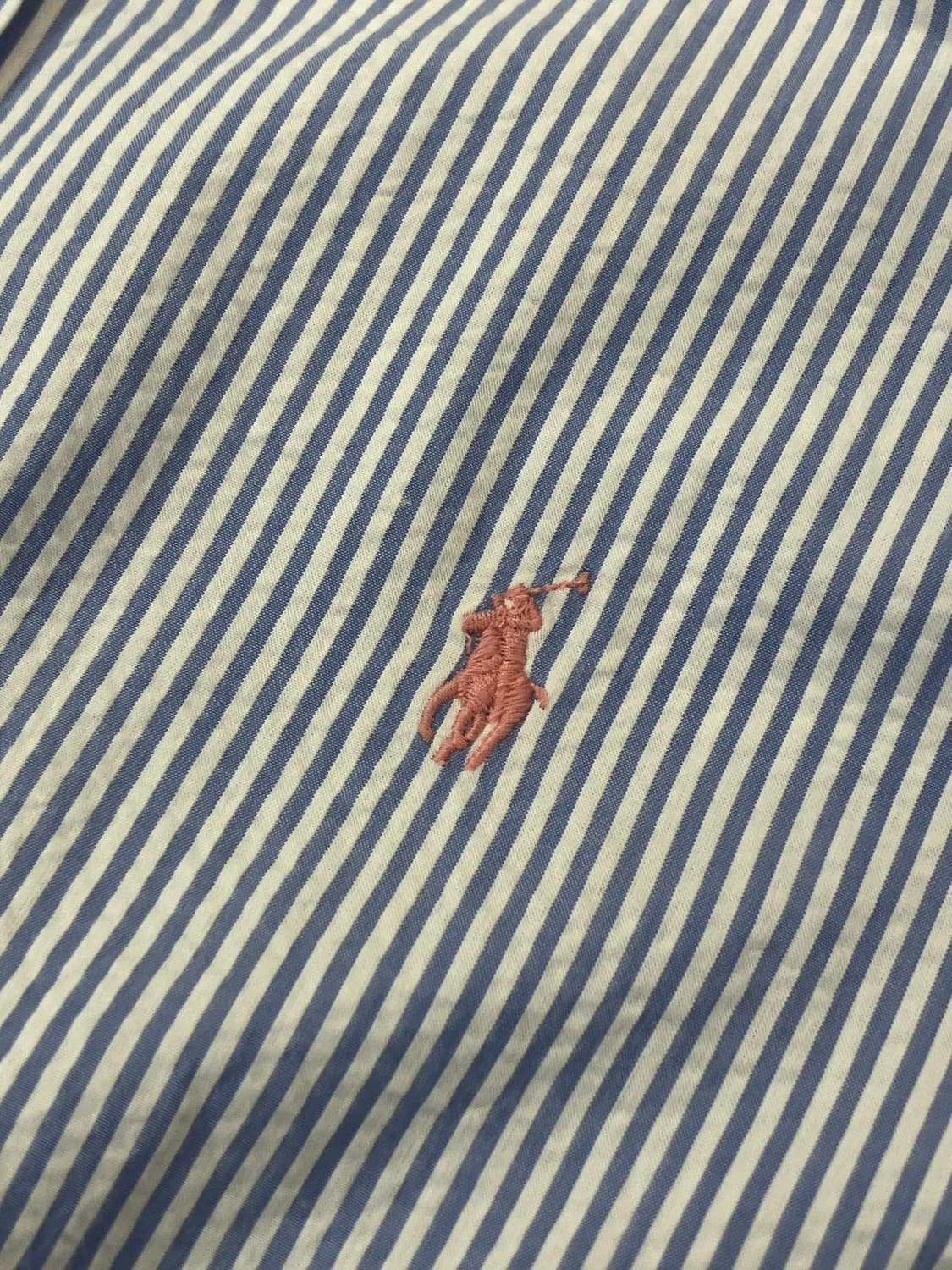 폴로 랄프로렌 스트라이프 셔츠 블루 M #csz2277 상품이미지4