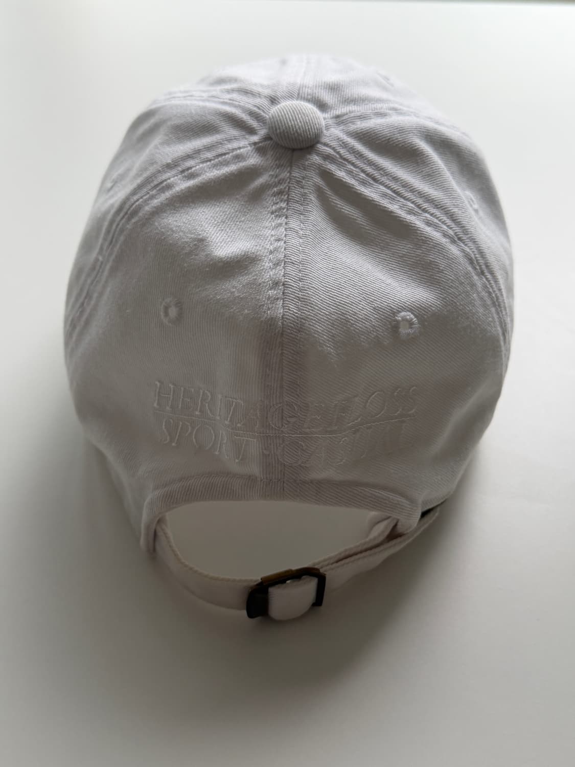 헤리티지플로스 크레스트 트윌 워시드 캡 오프화이트 상품이미지3