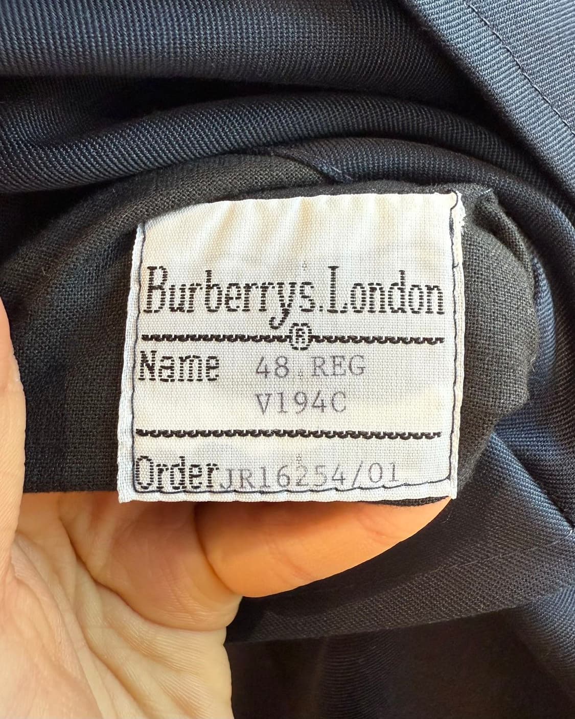 버버리 네이비 더블 트렌치코트  상품이미지9