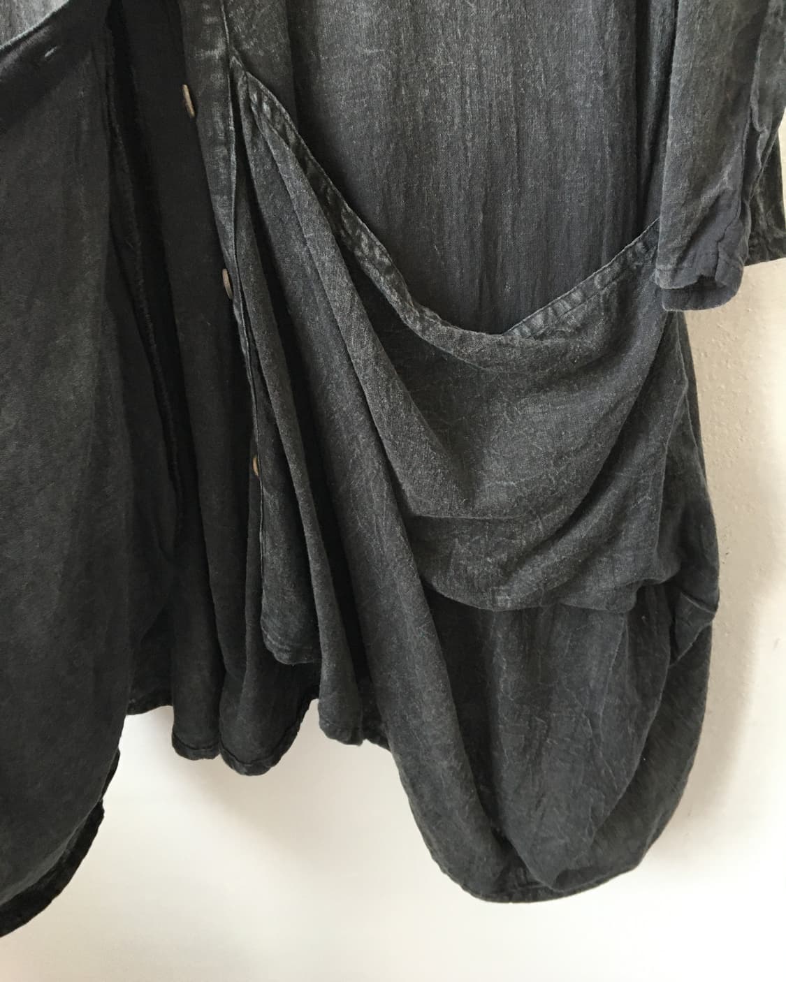 Drape line point long jacket 상품이미지4