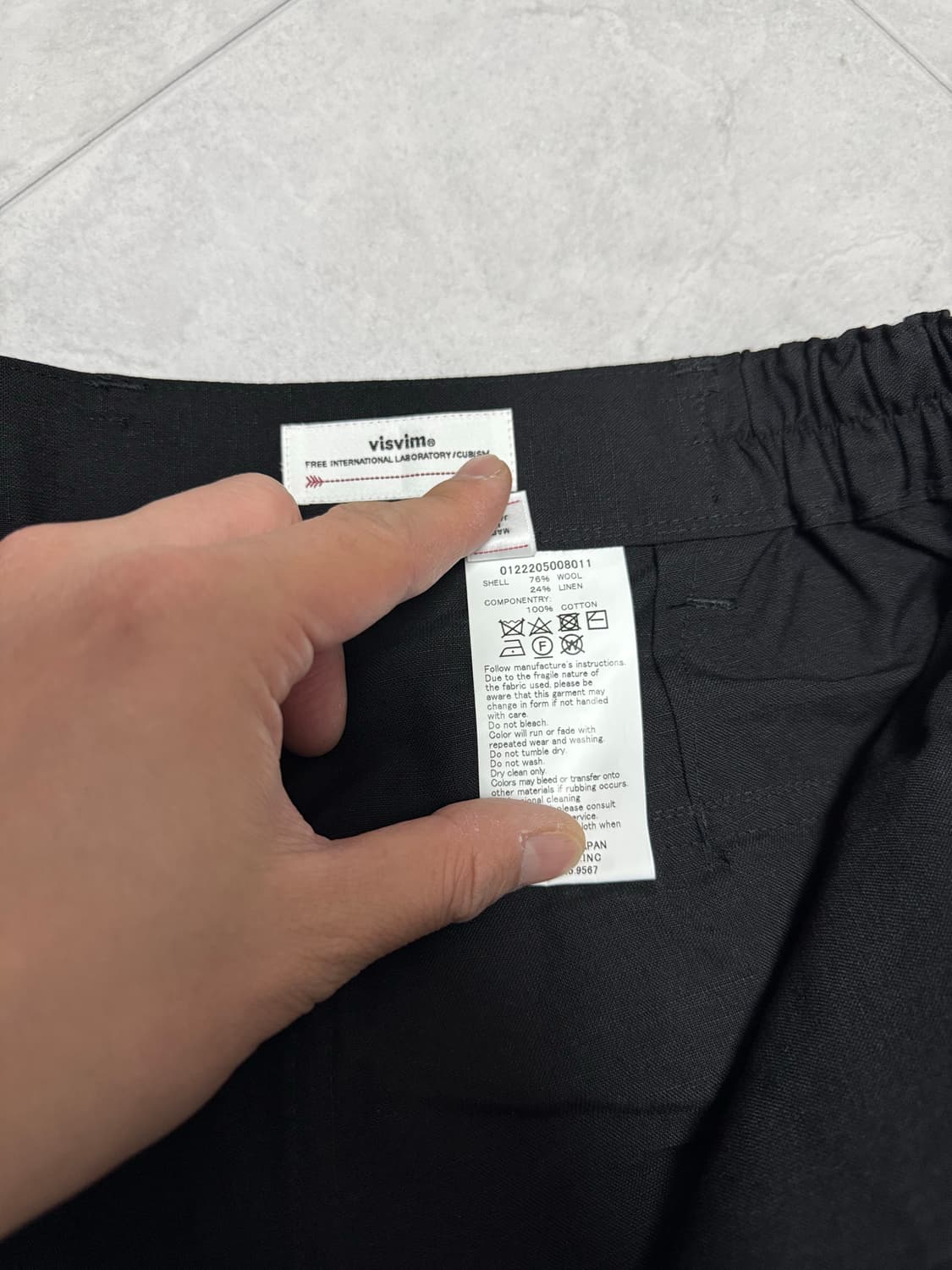 비즈빔 22aw carroll pants 판매 상품이미지4