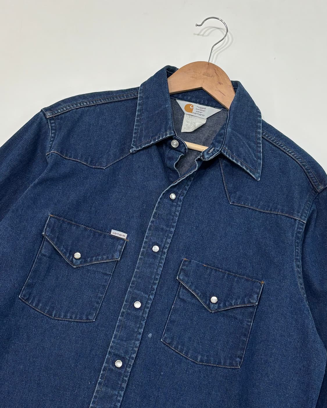 Carhartt 칼하트 90‘s 데님 웨스턴 셔츠 상품이미지3
