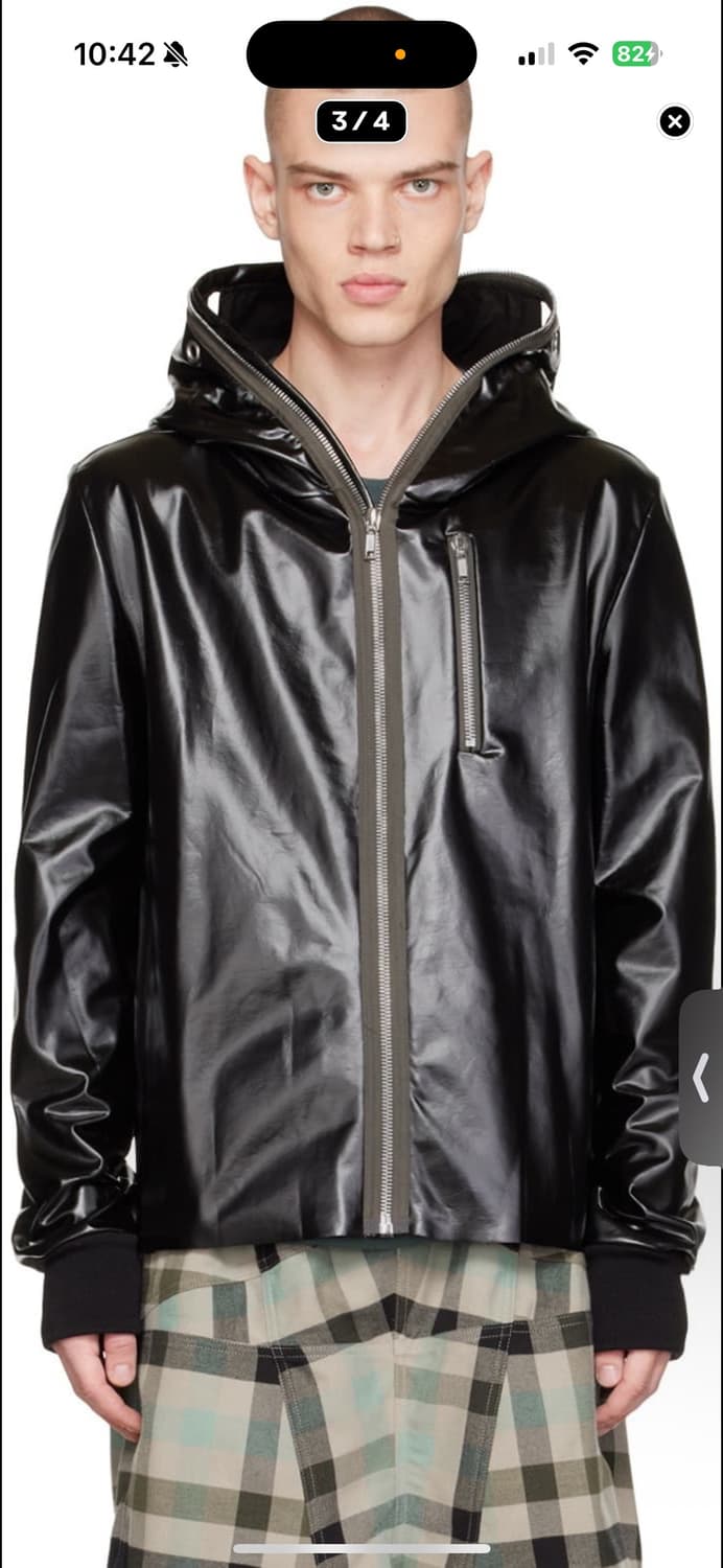 릭오웬스 김프 러버 자켓 48사이즈 상품이미지7