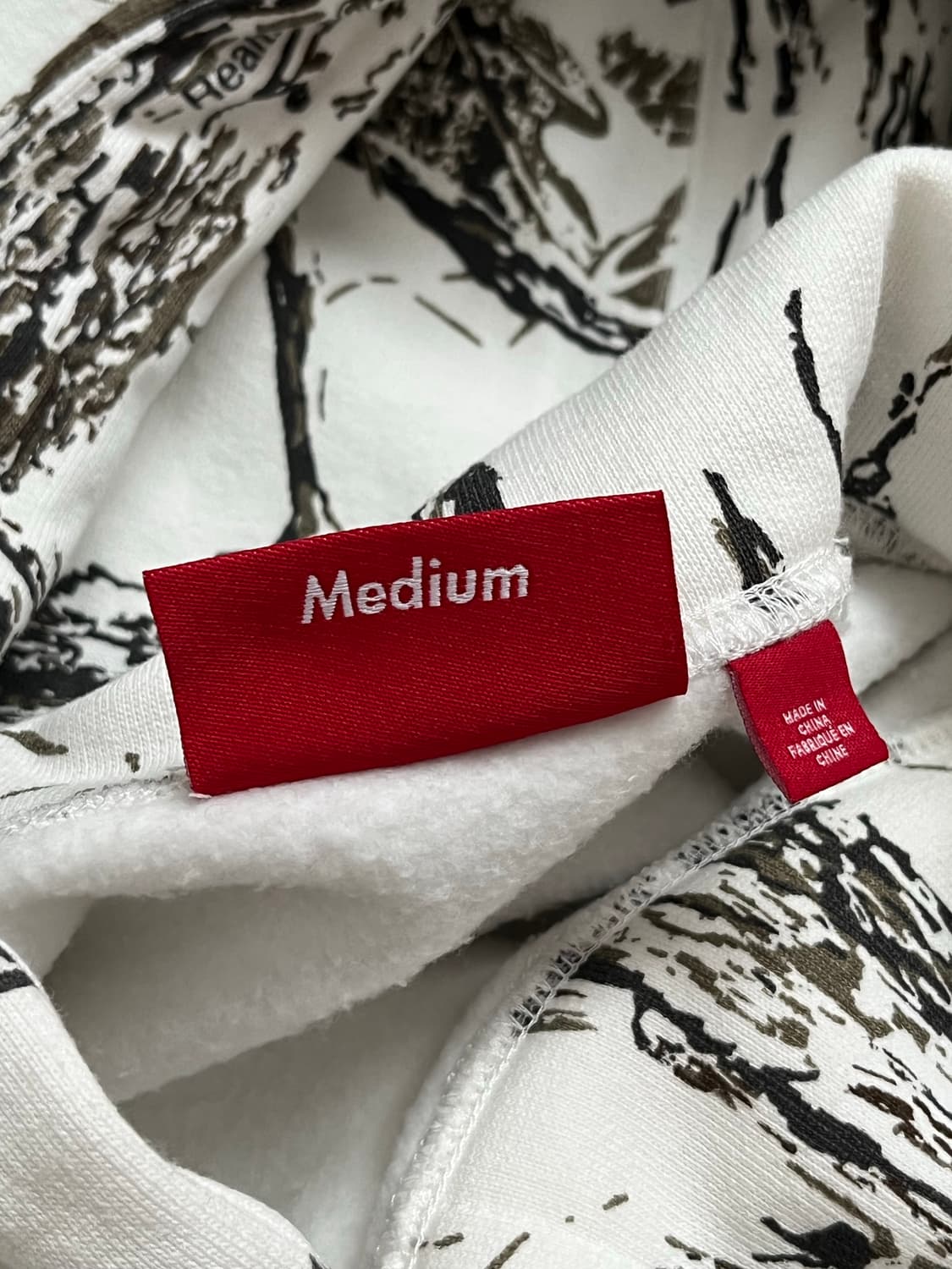 Supreme Small Box Hooded Sweatshirt Snow 상품이미지4