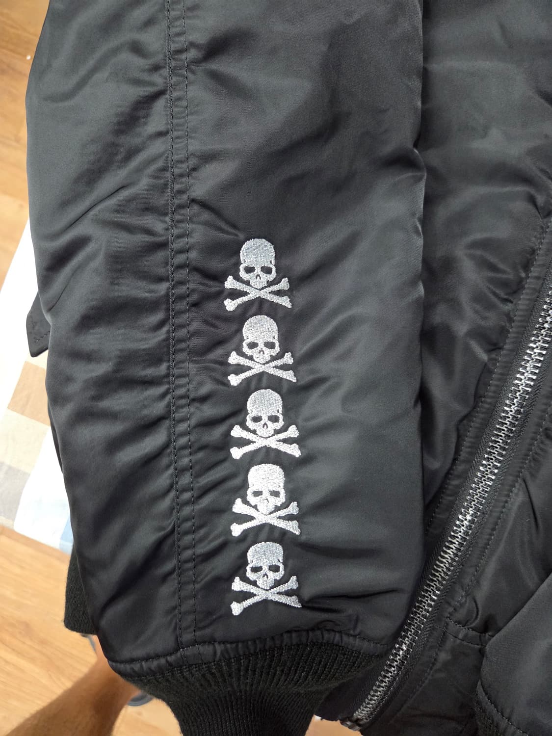 마스터마인드×유니폼 익스페리먼트×알파인더스트리 MA-1  상품이미지3