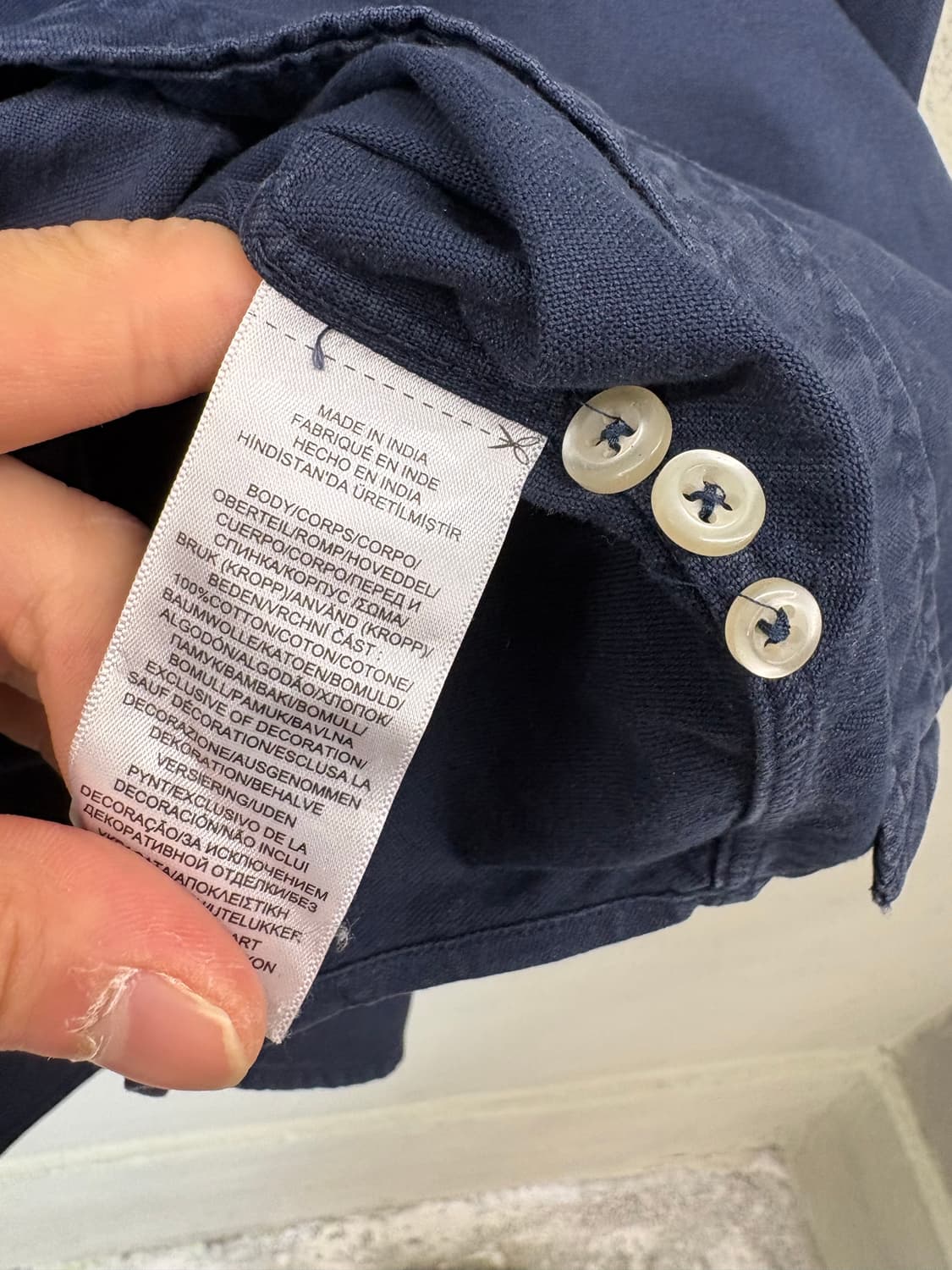 폴로랄프로렌 네이비 클래식핏 셔츠 상품이미지7