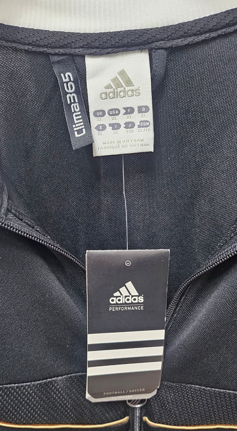 (110~115)2XL ☆미착용☆아디다스 퓨리 [블랙화이트]트랙탑져지 상품이미지2
