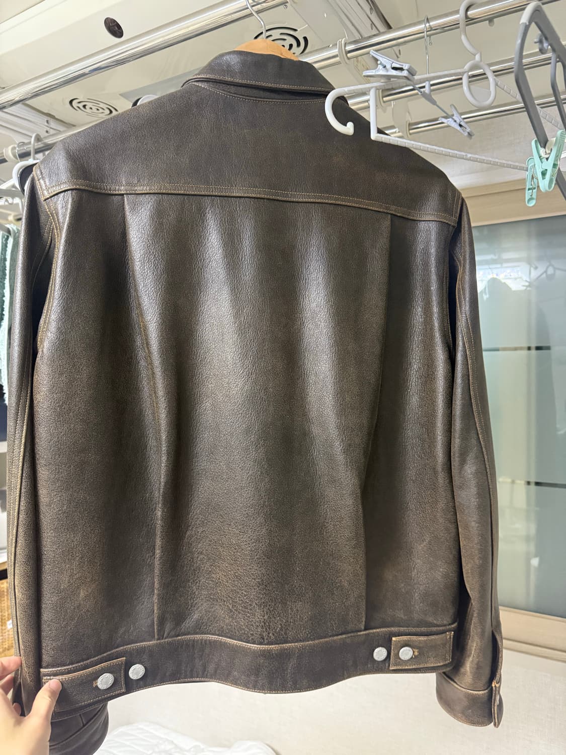 아카펠라 클로딩 카우하이드 가죽자켓 판매합니다 상품이미지4