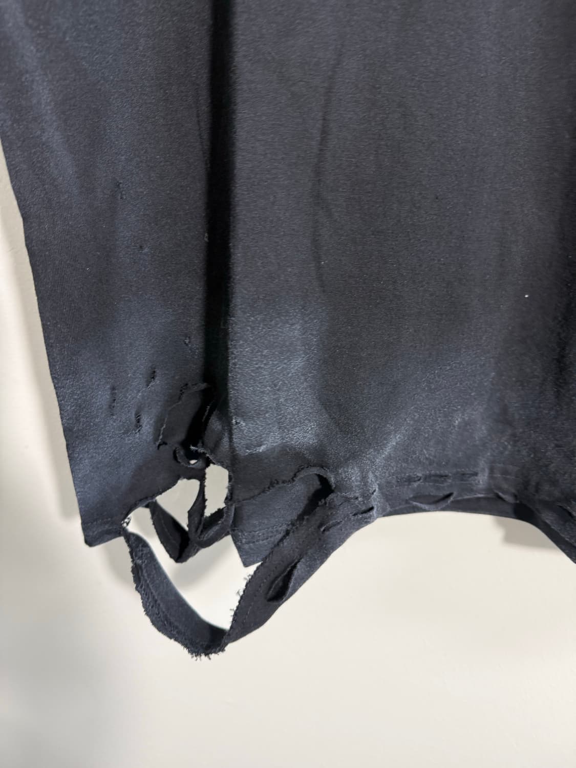 플라잉 버드 프린팅 다스트레스드 데미지 워싱 롱 슬리브  상품이미지4