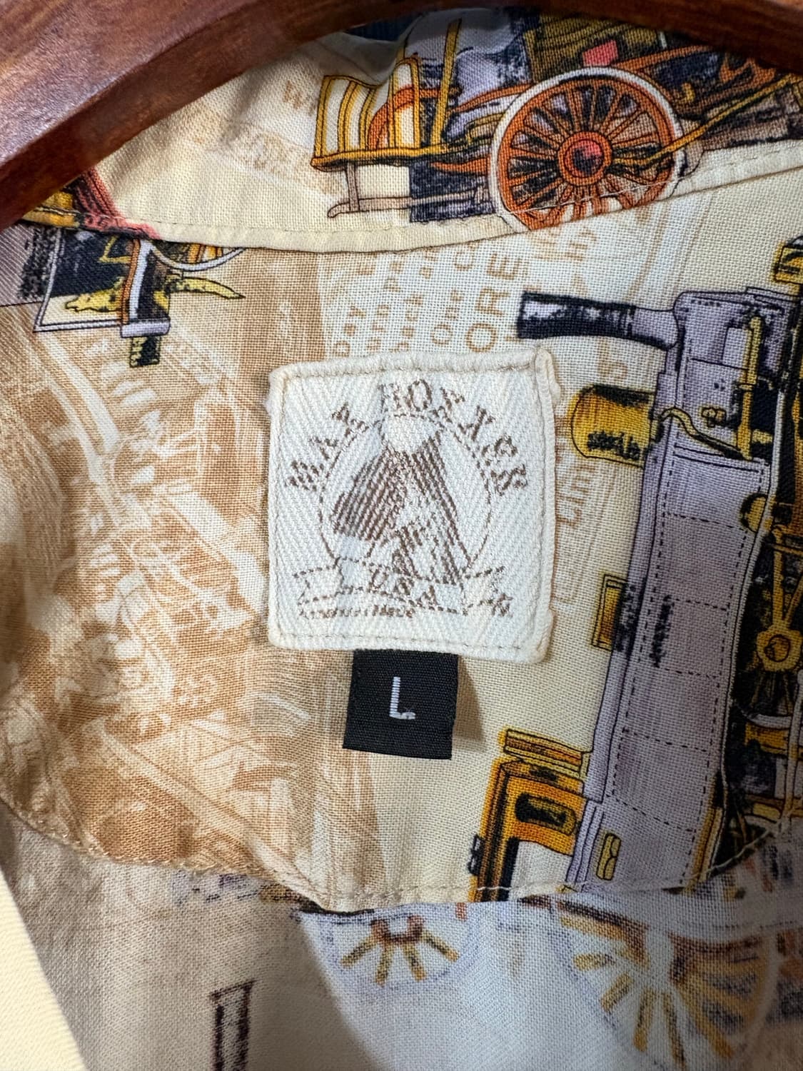 90s Vtg Max Boxxer Railway Shirt.  상품이미지3