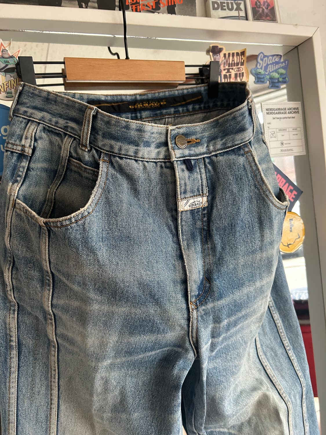 80,90‘s 마리떼프랑소와저버 데님팬츠 상품이미지2