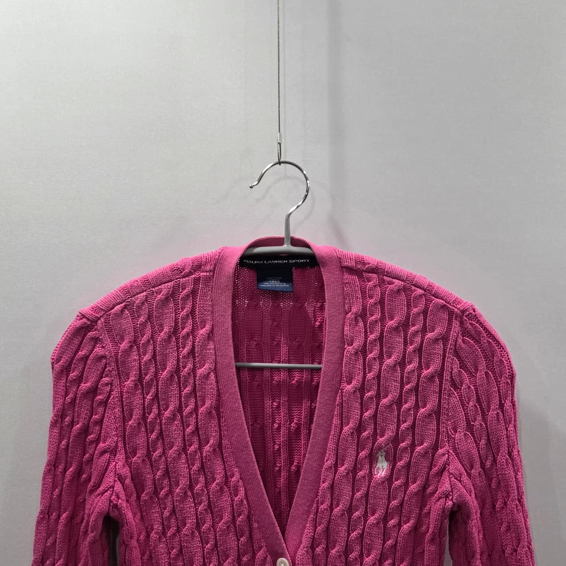 폴로랄프로렌 스포츠 우먼 케이블 니트 가디건 S 상품이미지2