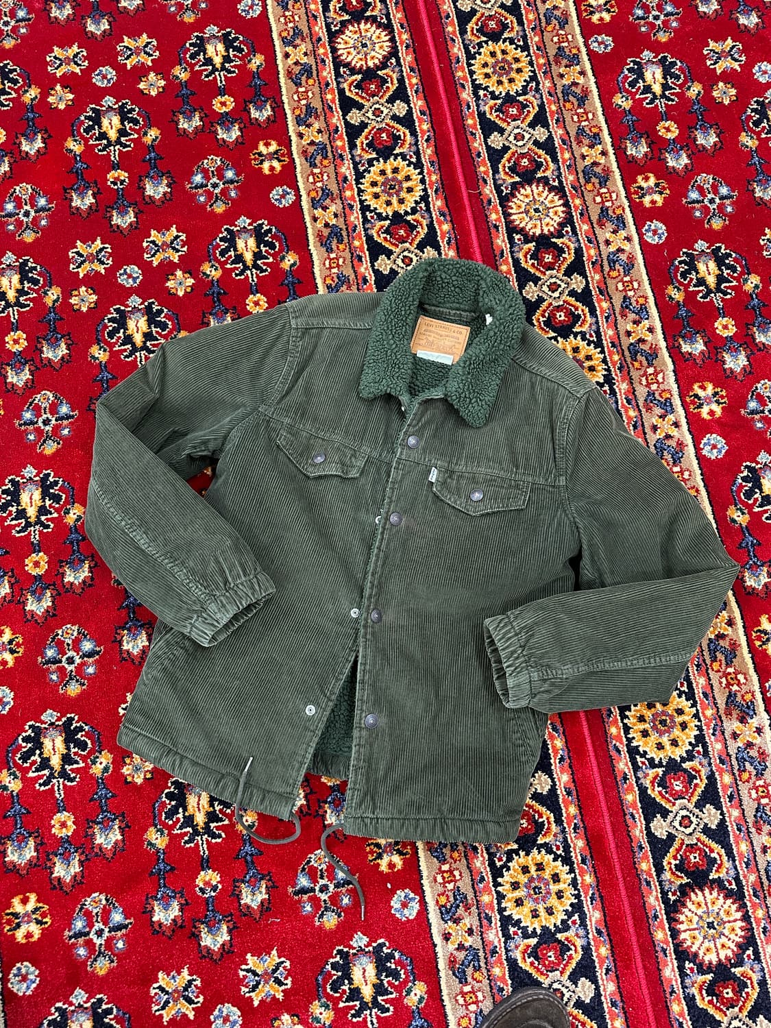 리바이스 쉐르파 코듀로이 양털 트러커 자켓 상품이미지1