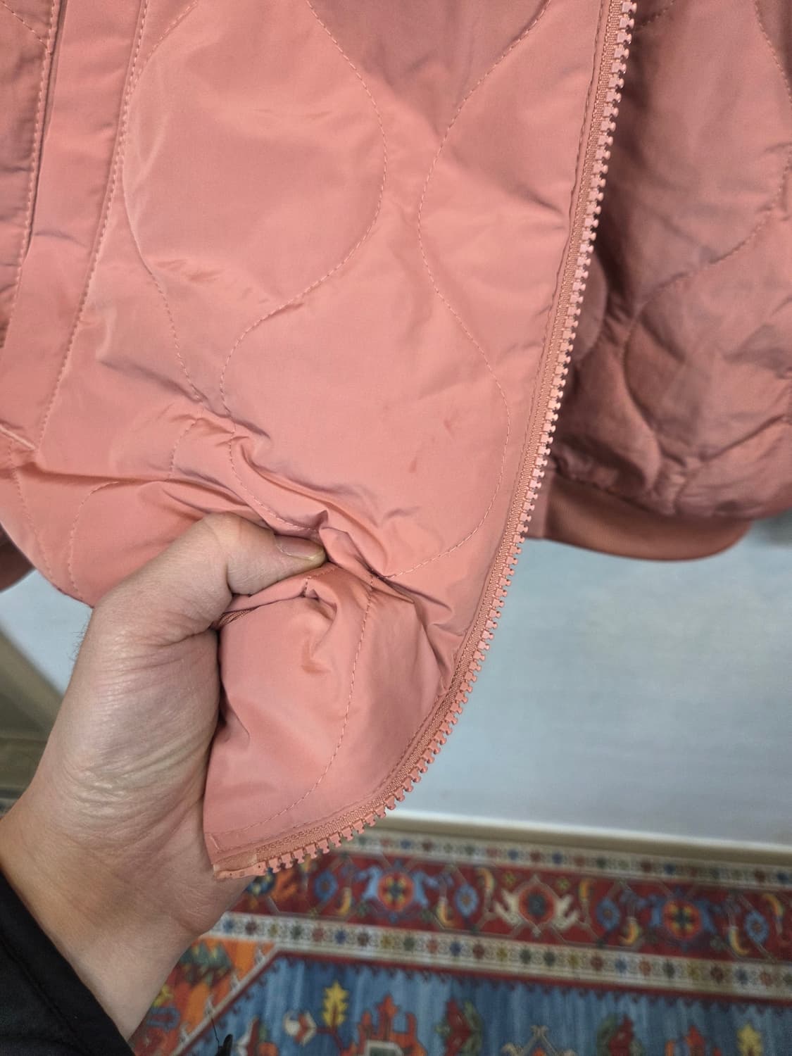 아디다스 퓨처 퀄팅 봄버 자켓 핑크 90 상품이미지7