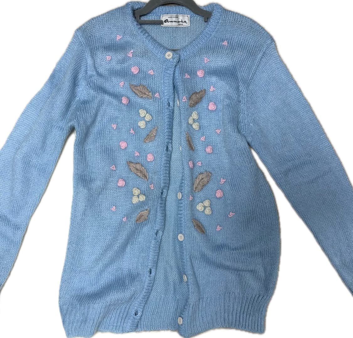 니트 포인트 가디건 상품이미지1