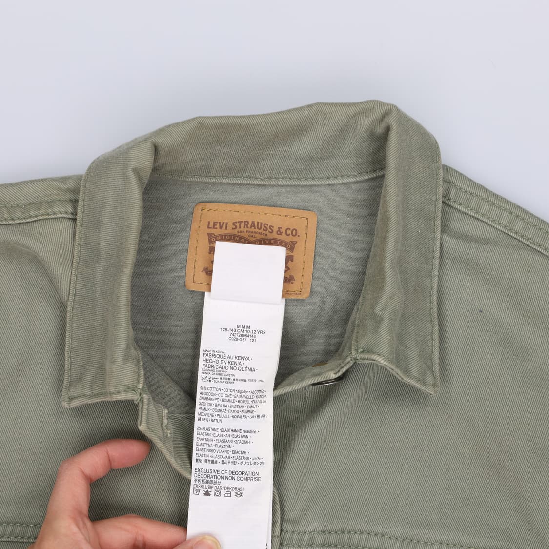 M 리바이스 키즈여성 데님자켓 0305H1 상품이미지4