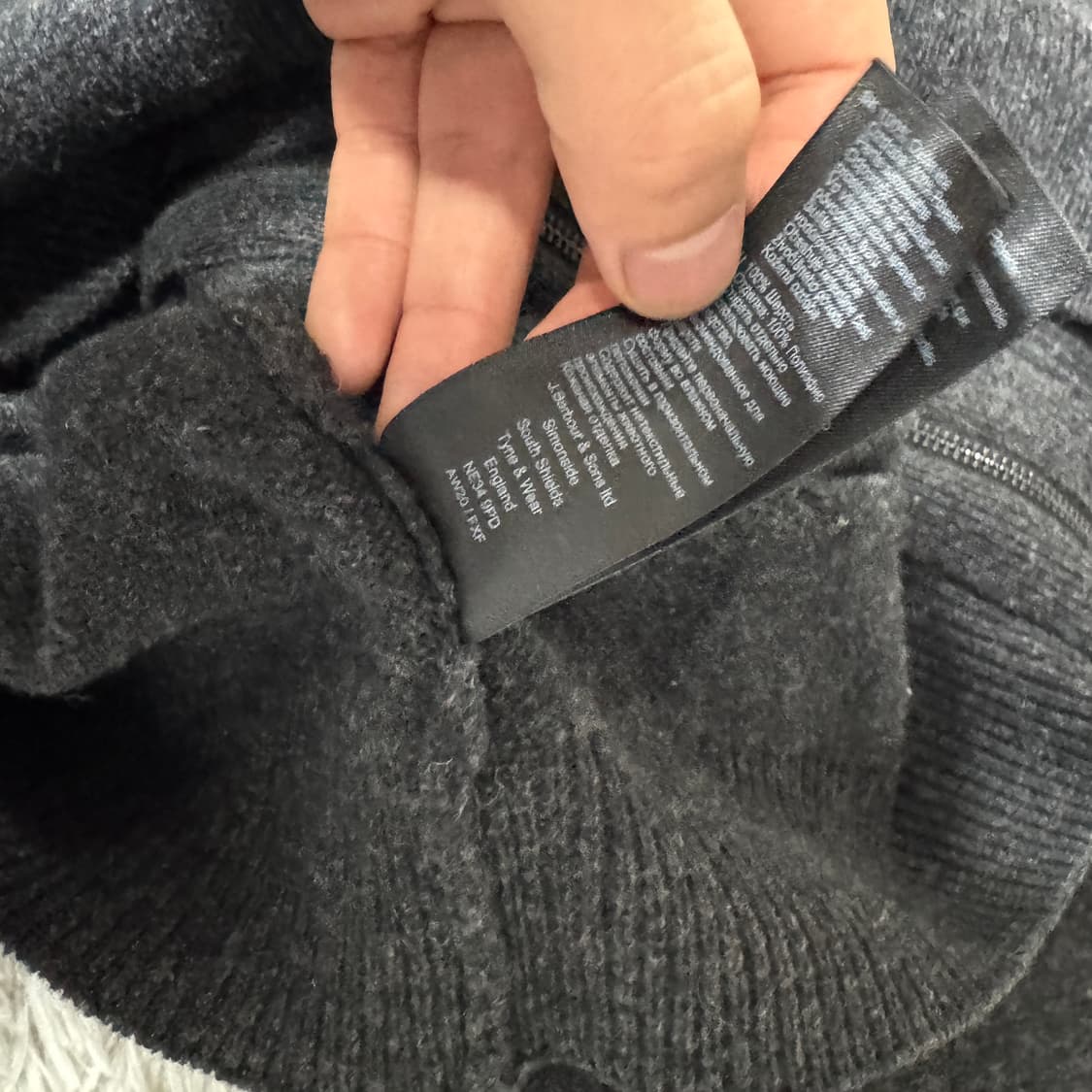 바버 패치 버튼 집업 가디건 L사이즈  상품이미지6