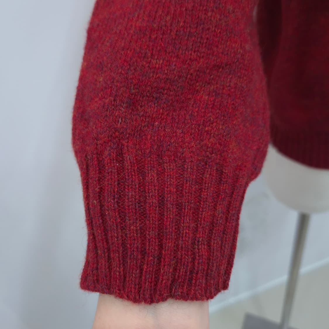 ixi:z 울 100% 헌팅 패치 니트 남녀공용 상품이미지4