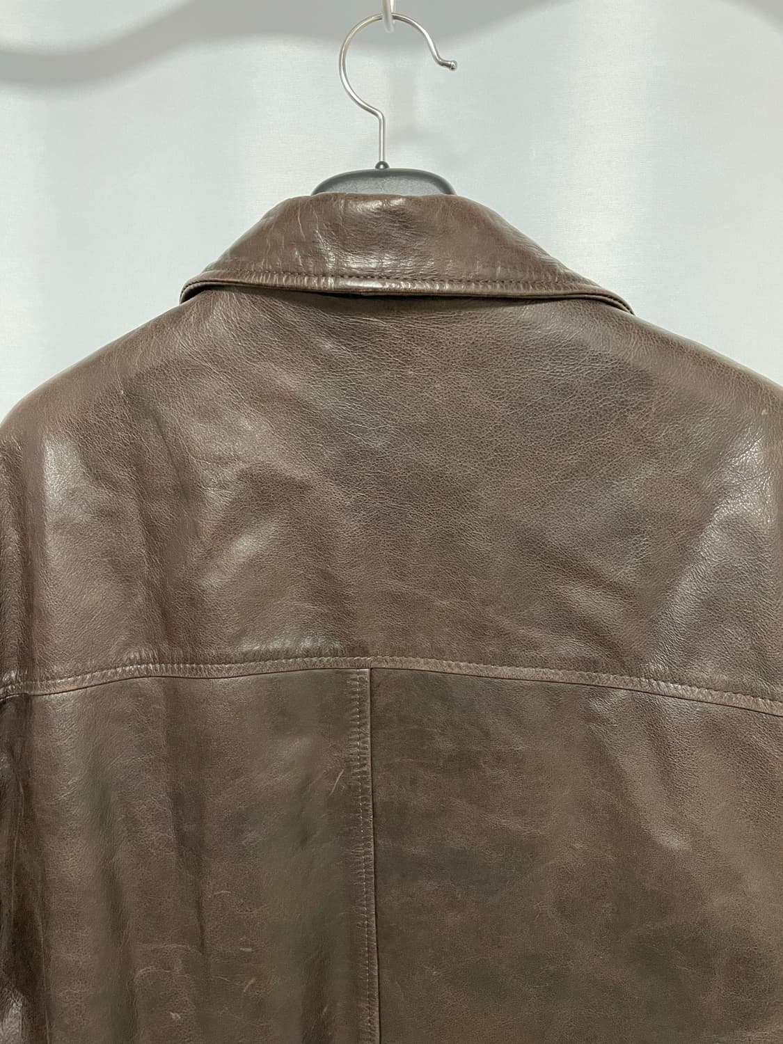 [D.O Archives] 90s 올드갭 레더 카코트 브라운(L) 상품이미지5