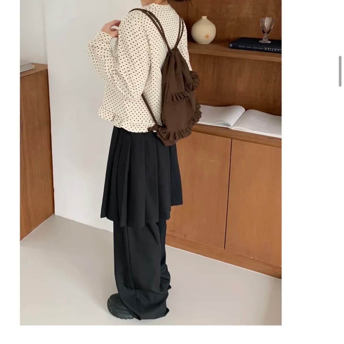 러브앤드팝 스커트 레이어드 팬츠 상품이미지2