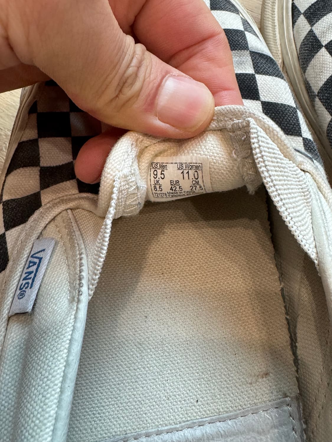 반스 볼트 체커보드 슬립온 상품이미지3