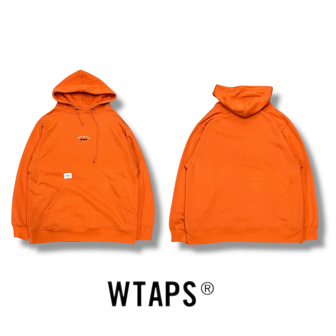 더블탭스 오렌지 후드티 s08456 상품이미지1