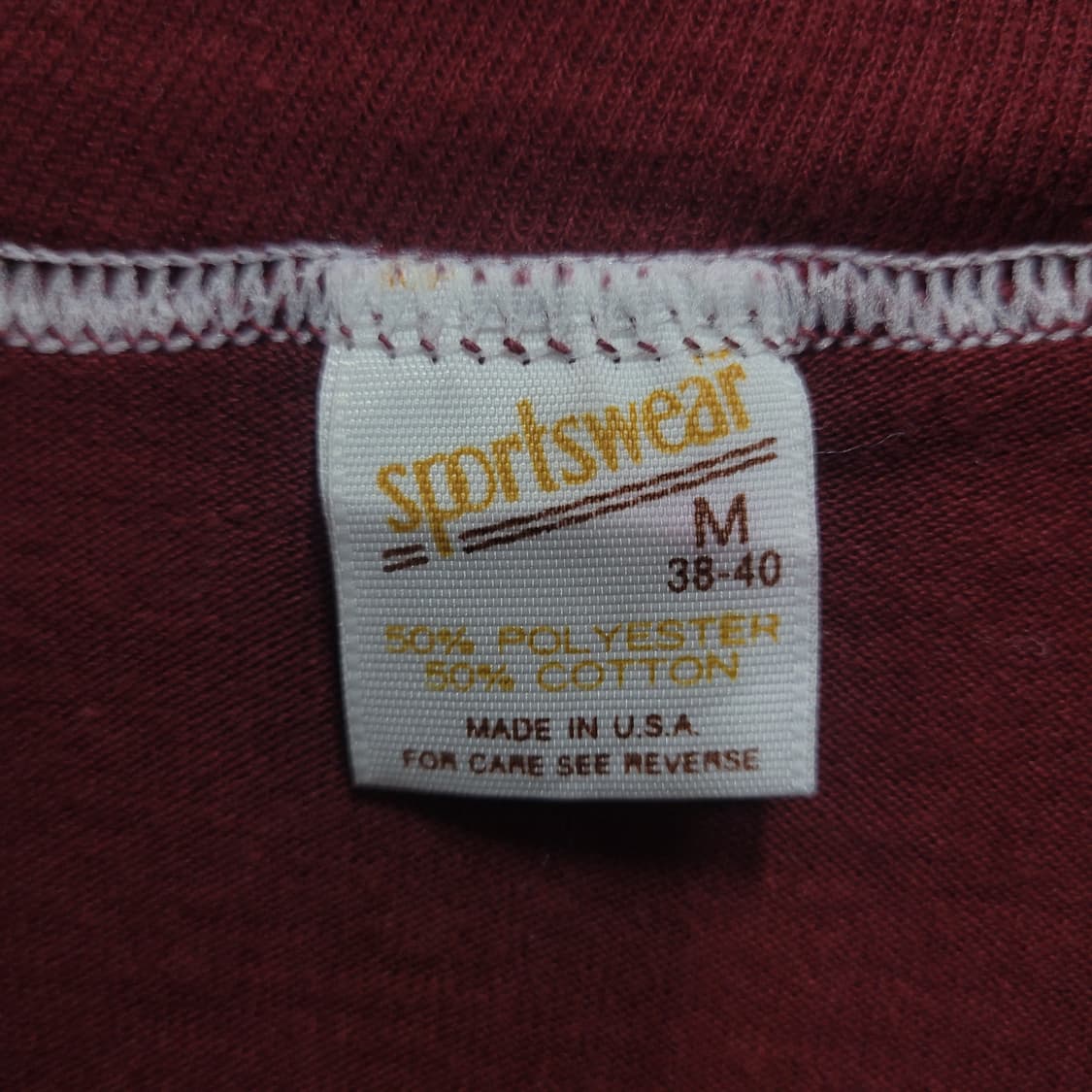 sportswear 빈티지 80s USA 셔츠 상품이미지5