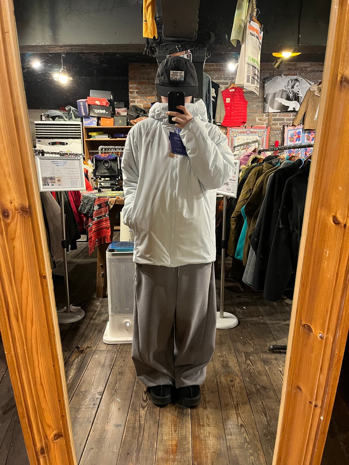 (새상품) 스톤소프트 경량 후드 패딩 점퍼 상품이미지3