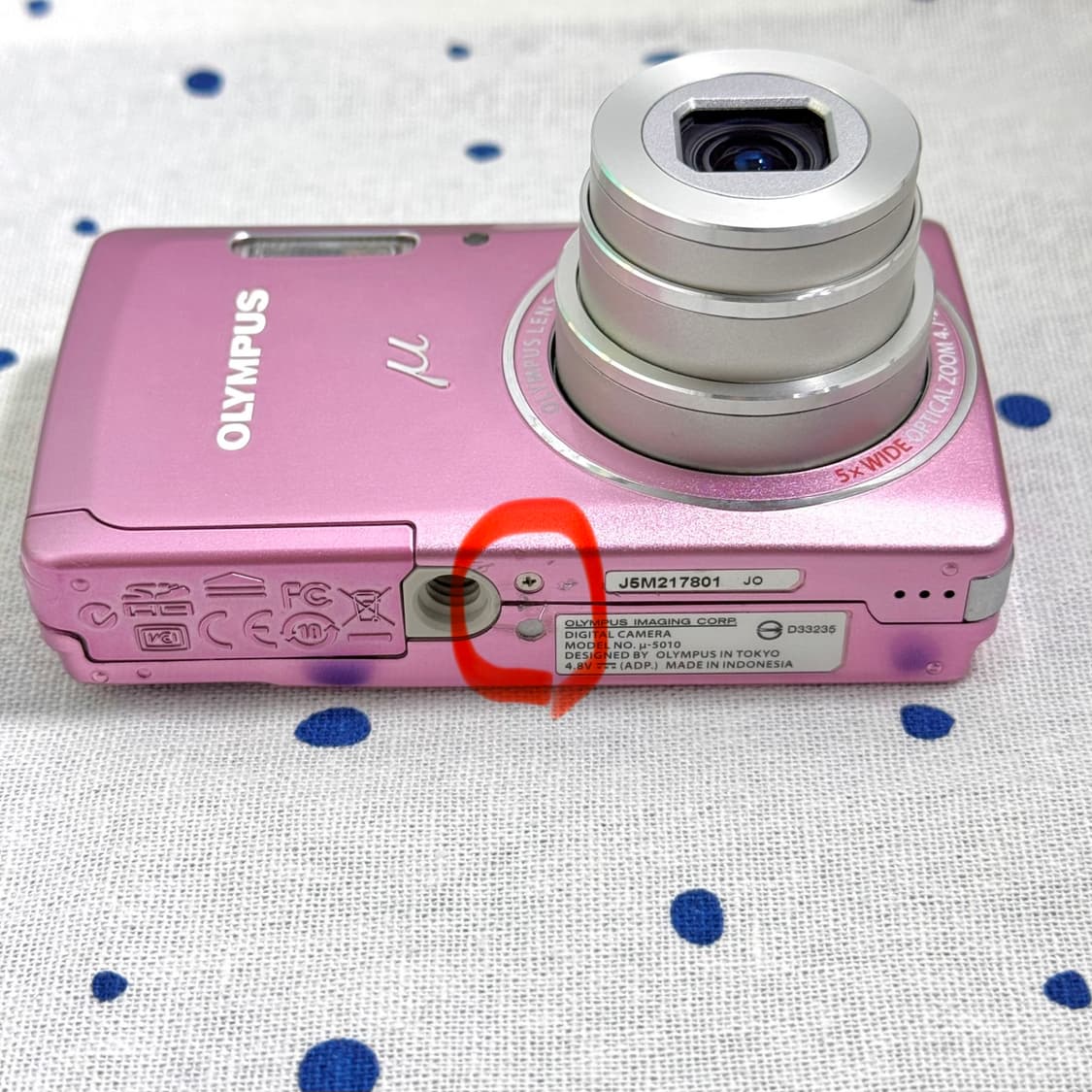 올림푸스 뮤 5010핑크 빈티지디카 상품이미지9