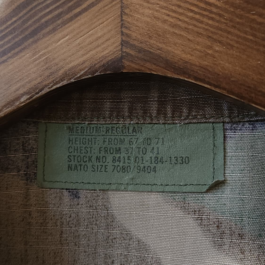 90s 미군 BDU 카모셔츠 우드랜드 미디움 레귤러 상품이미지10