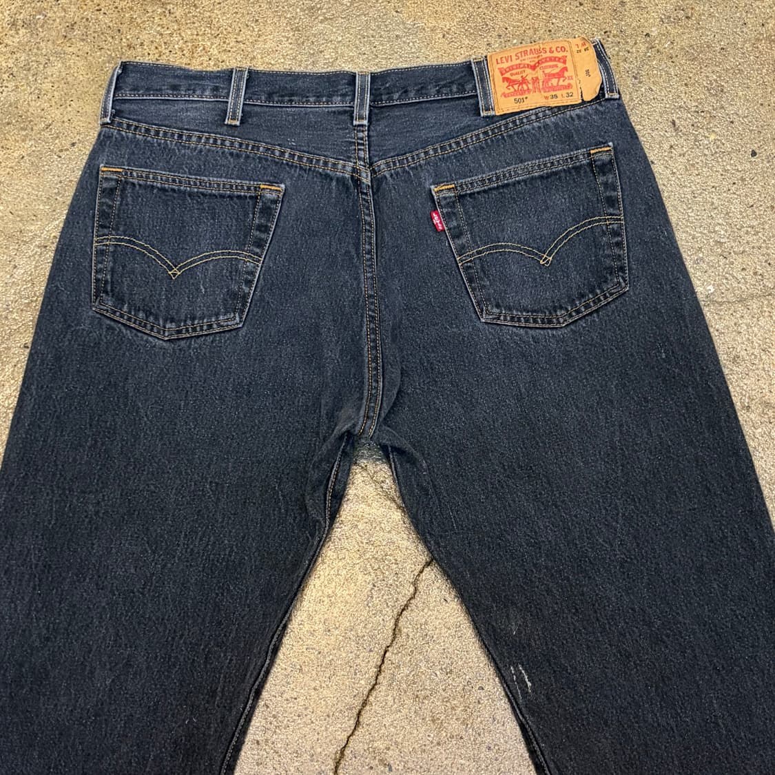 00s 미국 빈티지 리바이스 501 블랙진 청바지 상품이미지6