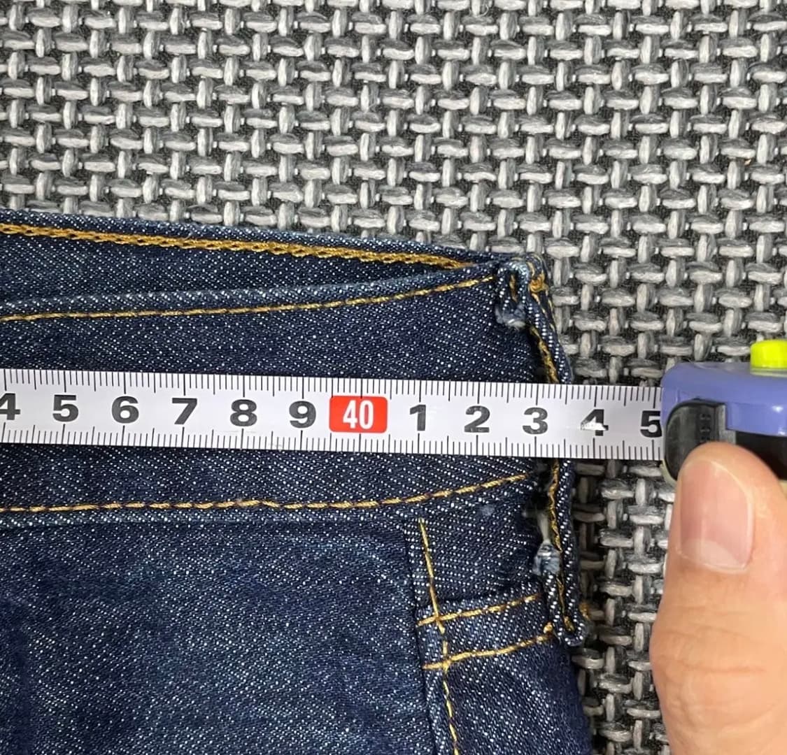 리바이스 501 스트레이트 데님 W33 진청 상품이미지8